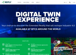 How reply.com looks like on a tablet such as an iPad.