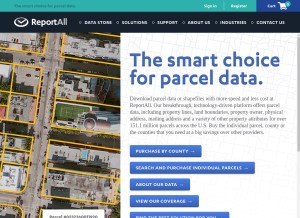 How reportallusa.com looks like on a tablet such as an iPad.