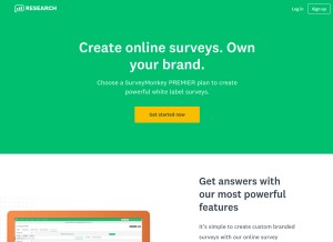 How research.net looks like on a tablet such as an iPad.