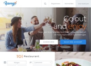 How resengo.com looks like on a tablet such as an iPad.
