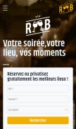 How reserverunbar.fr looks like on a mobile device such as an iPhone.