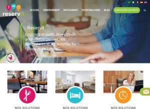 How reservit.com looks like on a tablet such as an iPad.