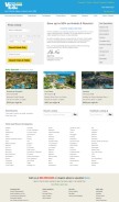 How resortvacationstogo.com looks like on a mobile device such as an iPhone.