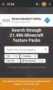 How resourcepacks24.de looks like on a mobile device such as an iPhone.