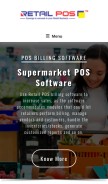 How retailpos.co.in looks like on a mobile device such as an iPhone.