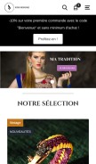 How retourauxorigines.fr looks like on a mobile device such as an iPhone.