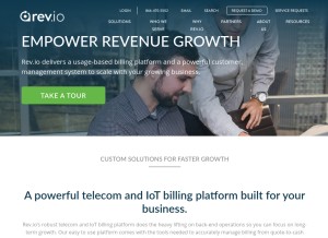 How rev.io looks like on a tablet such as an iPad.