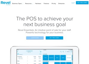 How revelup.com looks like on a tablet such as an iPad.