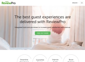 How reviewpro.com looks like on a tablet such as an iPad.