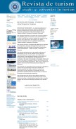 How revistadeturism.ro looks like on a mobile device such as an iPhone.