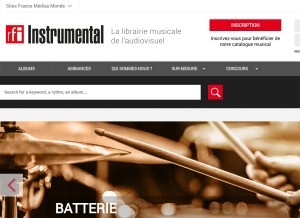 How rfi-instrumental.com looks like on a tablet such as an iPad.
