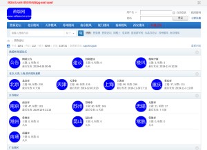 How rfwren.com looks like on a tablet such as an iPad.
