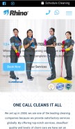 How rhinodubai.net looks like on a mobile device such as an iPhone.