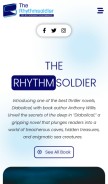 How rhythmationillustrationgroup.com looks like on a mobile device such as an iPhone.