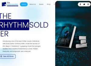 How rhythmationillustrationgroup.com looks like on a tablet such as an iPad.