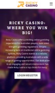 How ricky-casino-australia.weebly.com looks like on a mobile device such as an iPhone.