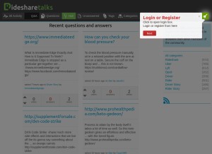 How ridesharetalks.com looks like on a tablet such as an iPad.