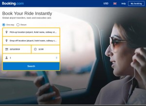 How rideways.com looks like on a tablet such as an iPad.