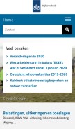 How rijksoverheid.nl looks like on a mobile device such as an iPhone.