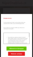 How rijpechatclub.nl looks like on a mobile device such as an iPhone.