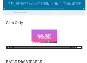 How ringtono.su looks like on a tablet such as an iPad.