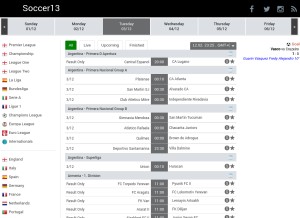 How rivalstoday.com looks like on a tablet such as an iPad.