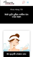 How riviuhangtot.com looks like on a mobile device such as an iPhone.