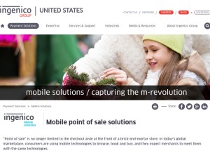 How roamdata.com looks like on a tablet such as an iPad.