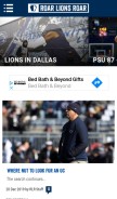 How roarlionsroar.com looks like on a mobile device such as an iPhone.