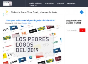 How roc21.com looks like on a tablet such as an iPad.