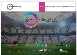 How roccgaming.com looks like on a tablet such as an iPad.