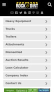 How rockanddirt.com looks like on a mobile device such as an iPhone.
