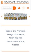 How rodrigosfinefoods.com looks like on a mobile device such as an iPhone.
