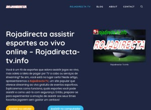How rojadirecta-tv.info looks like on a tablet such as an iPad.