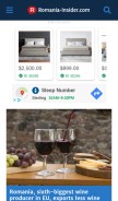 How romania-insider.com looks like on a mobile device such as an iPhone.
