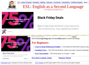 How rong-chang.com looks like on a tablet such as an iPad.