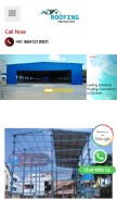 How roofingsheetcontractors.in looks like on a mobile device such as an iPhone.