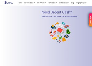 How roopya.com looks like on a tablet such as an iPad.