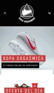 How ropaorgasmica.com looks like on a mobile device such as an iPhone.