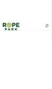 How rope-park.com looks like on a mobile device such as an iPhone.