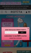 How rotita.com looks like on a mobile device such as an iPhone.