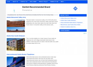 How rouydadnews.info looks like on a tablet such as an iPad.
