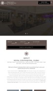 How royalcontinentalhotels.com looks like on a mobile device such as an iPhone.