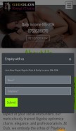How royalgigoloclubs.in looks like on a mobile device such as an iPhone.