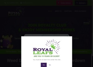 How royalleafs.ca looks like on a tablet such as an iPad.