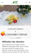 How royaume-des-tortues.fr looks like on a mobile device such as an iPhone.