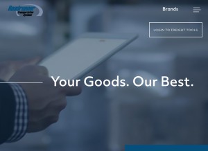 How rrts.com looks like on a tablet such as an iPad.