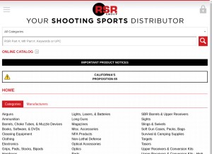 How rsrgroup.com looks like on a tablet such as an iPad.
