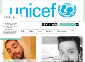 How rsvponline.mx looks like on a tablet such as an iPad.