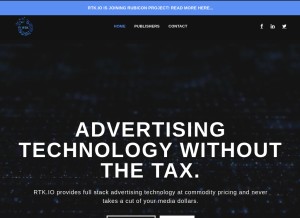 How rtk.io looks like on a tablet such as an iPad.